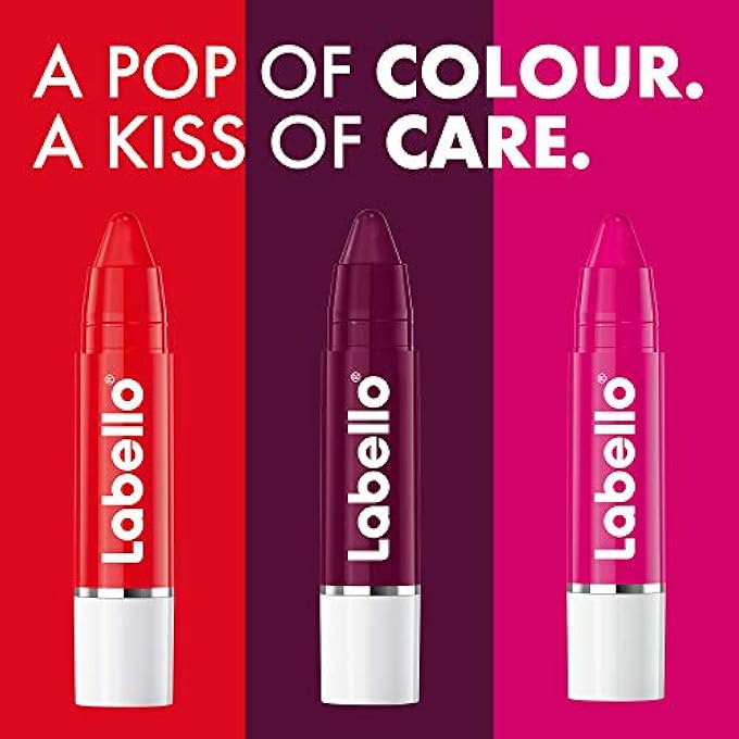 Labello CRAYON LIPSTICK, COLOUR LIP BALM, BLACK CHERRY, 3G - Image 2